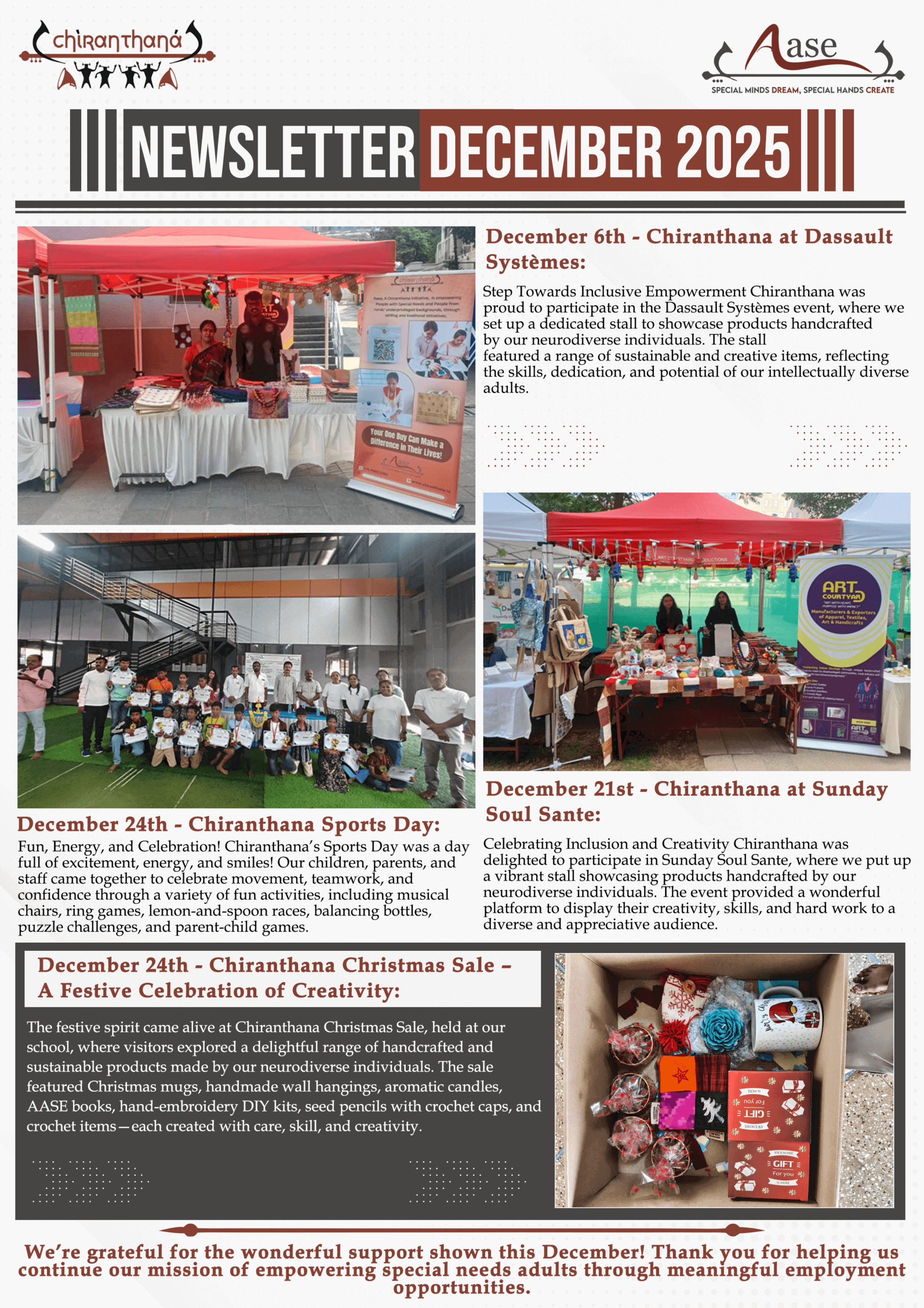 Chiranthana Newsletter – December 2025