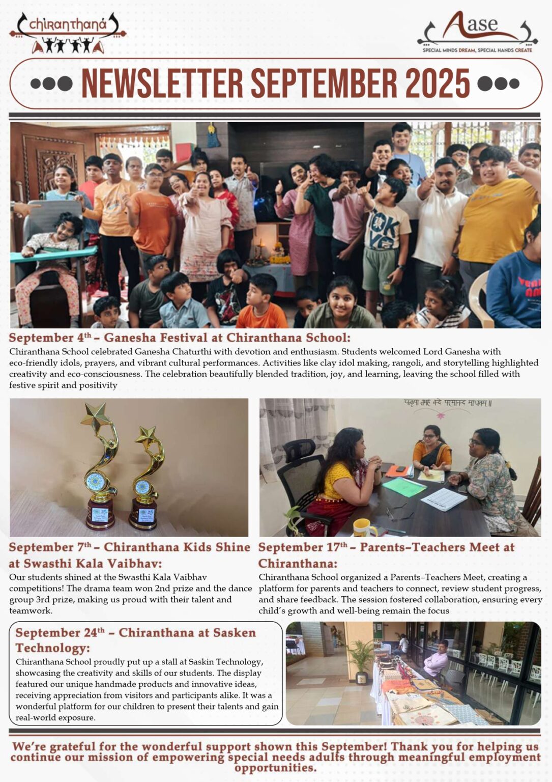 Chiranthana Newsletter – September 2025