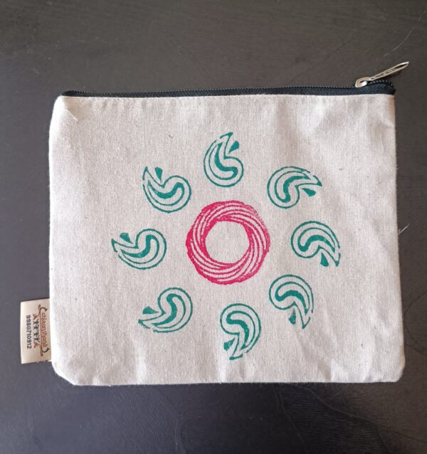 Block printed Utility Pouches - Image 2