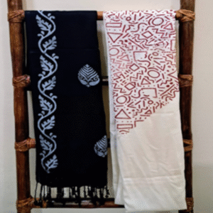 Rayon Stoles – Hand block printed
