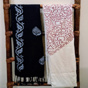 Rayon Stoles – Hand block printed