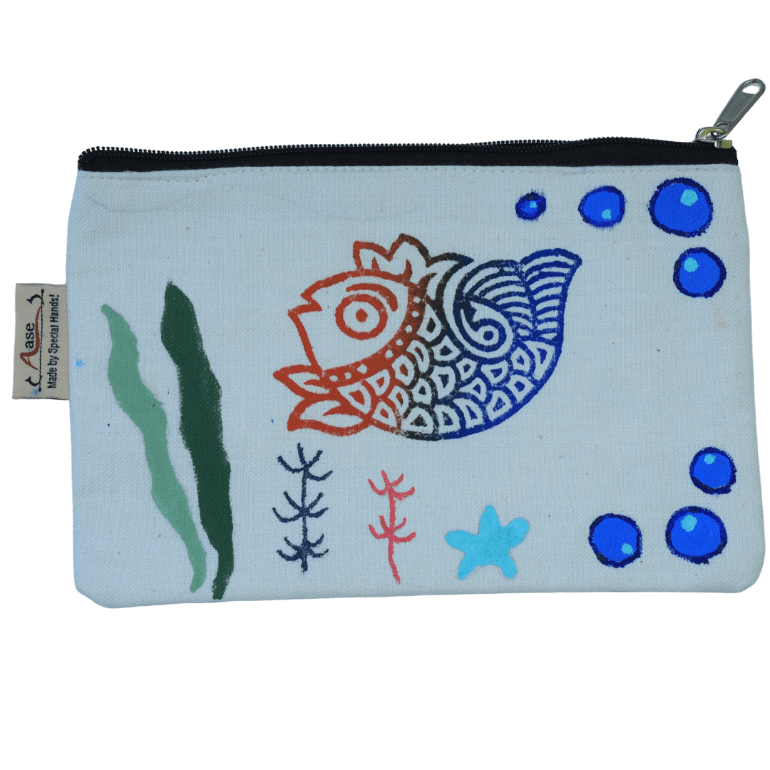 Hand-painted-Utility-pouch