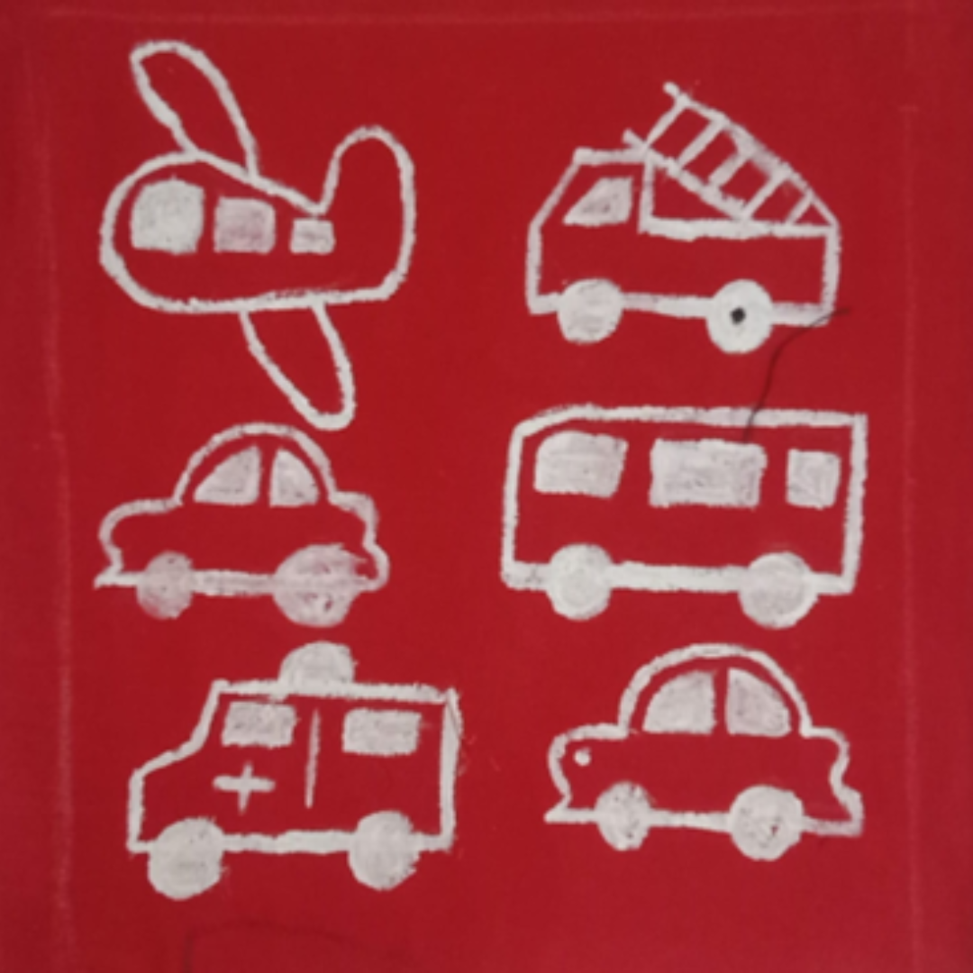 Hand painted multipurpose pouch