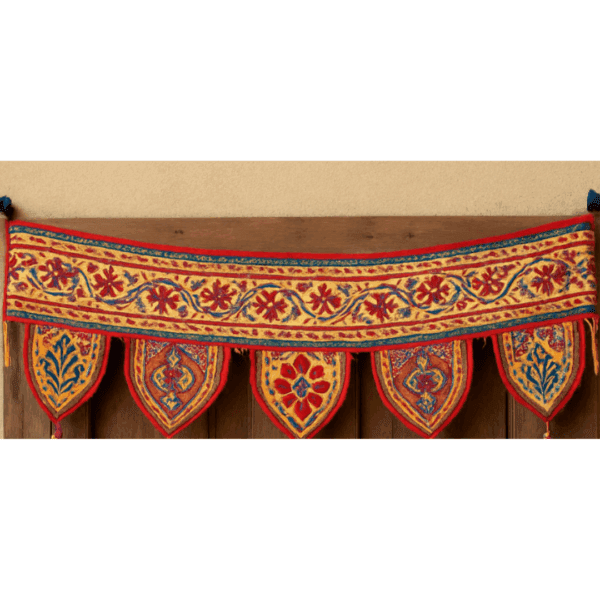 Handmade block printed torana