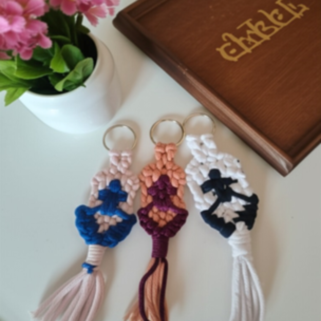 Macrame key chains